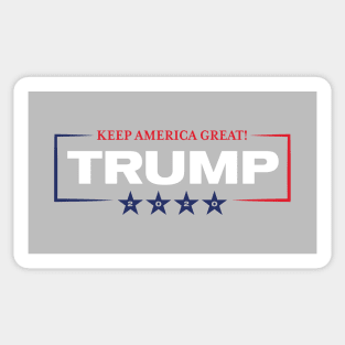 Trump 2020 Keep America Great! Red White Blue Sticker